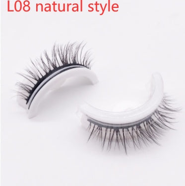 Reusable 3D Mink Lashes Natural False Eyelashes Self Adhesive Fake Glue Free Makeup Eyelash Extension Silk Reusable 3D Mink Lashes Natural False Eyelashes Self Adhesive Fake Glue Free Makeup Eyelash Extension Silk